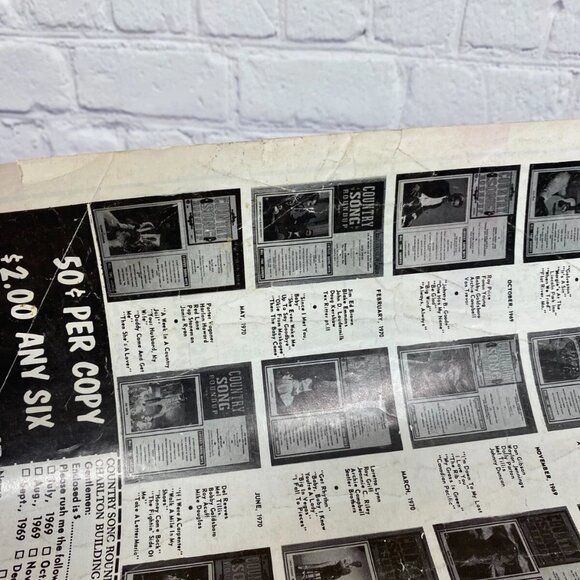 Vintage Country Song Round Up Magazine Sept. 1970 - Tom T. Hall Nat Stuckey - Picture 7 of 10